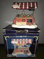 Kerst vers fruit kraam met verlichting, Ophalen, Zo goed als nieuw