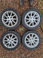 4 Mooie fiat 500 velgen met winterbanden. 185/55R15, Auto-onderdelen, Banden en Velgen, Ophalen, Overige, Gebruikt, 15 inch