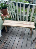 Houten Bankje Bench - Binnen/Buiten - 120x45x30 cm, Tuin en Terras, Tuinbanken, Ophalen, Gebruikt, Hout