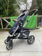 Joolz Geo Quadro Blu kinderwagen incl. toebehoren, Overige merken, Kinderwagen, Gebruikt, Verstelbare duwstang