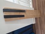 Wandplank met leren dragers voor binnen, Doe-het-zelf en Verbouw, Hout en Planken, Ophalen, Minder dan 25 mm, Zo goed als nieuw