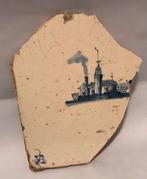 Delfts Blauw Tegel Fragment, Ophalen of Verzenden