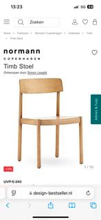 Norman Copenhagen Timb Stoelen - Set van 2, Twee, Bruin, Ophalen of Verzenden, Zo goed als nieuw