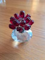 Swarovski bloem vaasje met rode roosjes, Verzamelen, Swarovski, Ophalen of Verzenden, Zo goed als nieuw, Huisaccessoire