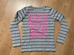 Name It grijs roze gestreepte longsleeve maat 122 / 128, Kinderen en Baby's, Kinderkleding | Maat 122, Meisje, Ophalen of Verzenden