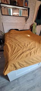 Brimnes bed frame met lades IKEA 160cm, Huis en Inrichting, Ophalen, Gebruikt, Wit, Tweepersoons