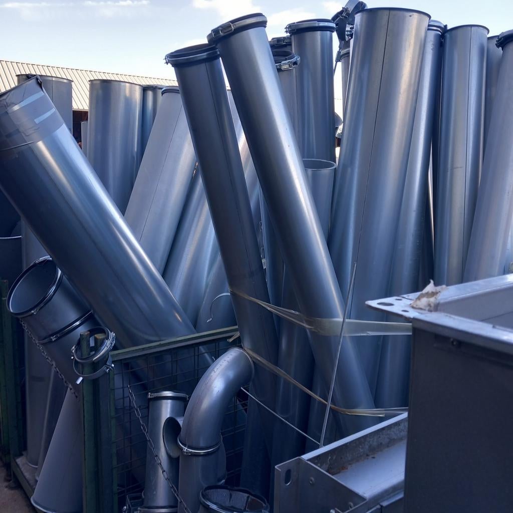 Spiralo buizen luchtkanaal diverse maten gebruikt spiro buis, Doe-het-zelf en Verbouw, Ventilatie en Afzuiging, Gebruikt, Ventilator en Afzuiger