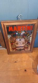 Martini reclame spiegel (29.10), Reclamebord, ., Ophalen of Verzenden, Zo goed als nieuw