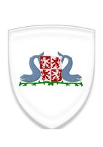 Wapen van Zaanstad 3D sticker gel. Embleem Zaanstad, Verzenden, Nieuw, Overige typen