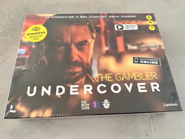 The Gambler Undercover - Spannend Detectivespel!, Hobby en Vrije tijd, Gezelschapsspellen | Bordspellen, Nieuw, Een of twee spelers