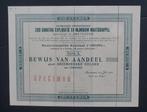 Zuid Sumatra Exploratie- en Mijnbouw Maatschappij - 1898, Verzenden, Voor 1920, Aandeel
