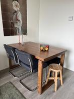 Houten eettafel Morbylanga ikea eikenfineer, Ophalen, 100 tot 150 cm, Eikenhout, 50 tot 100 cm