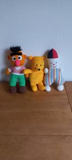 Bert 28cm.Clown 25cm.Winnie de Poeh 25cm., Kinderen en Baby's, Speelgoed | Knuffels en Pluche, Ophalen, Overige typen