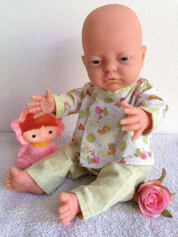 💛Preemie jaren 90 blanke BABYPOP jongen van 40 cm. beschikbaar voor biedingen