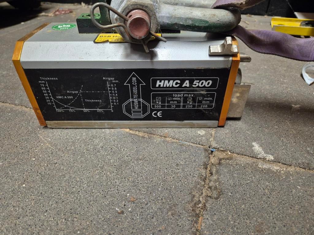 Hefmagneet voor stalen platen - HMC A 500, Ophalen of Verzenden