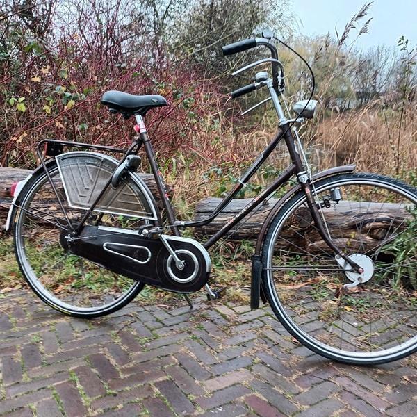 Gazelle trimsport oldtimer bj77 57cm 3V trommelremmen 28inch, Fietsen en Brommers, Fietsen | Oldtimers, 55 tot 59 cm, Jaren '60 of nieuwer