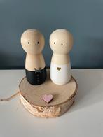 Bruidspaar, pegdolls, cadeautje bruiloft, Ophalen of Verzenden, Nieuw