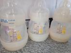 3x MAM anti koliek babyfles met fopspeen 130ml, Ophalen of Verzenden, Nieuw, Overige typen