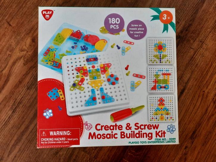 Create en Screw Mosaic Building kit in bijna Nieuwstaat, Kinderen en Baby's, Speelgoed | Educatief en Creatief, Zo goed als nieuw
