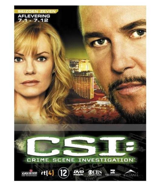 DVD-BOX CSI Seizoen 7 deel 1 afl 7.1 - 7.12, Cd's en Dvd's, Dvd's | Tv en Series, Nieuw in verpakking, Actie en Avontuur, Boxset