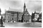 Haarlem- -Stadhuis., Verzamelen, Ansichtkaarten | Nederland, 1940 tot 1960, Noord-Holland, Ongelopen, Verzenden