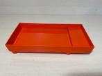 Oranje papierbakje van kunststof, Ophalen of Verzenden, Zo goed als nieuw