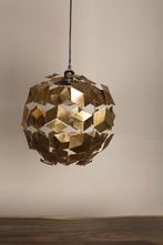 PTMD Hanglamp Wudy 42x42x43 cm Ijzer Goud Nieuw in Doos, Huis en Inrichting, Lampen | Hanglampen, Markettenweg, Info@ptmd.nl, Nieuw