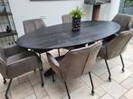 Eethoek set, Huis en Inrichting, Complete eetkamers, Ophalen, Industrieel, 4 tot 6 stoelen