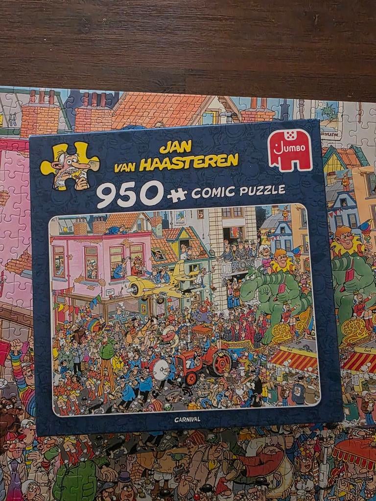 Jan van Haasteren Carnaval Puzzel 950 Stukjes, Ophalen of Verzenden, 500 t/m 1500 stukjes, Zo goed als nieuw, Legpuzzel