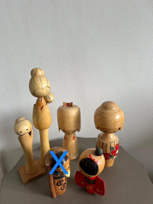 Kokeshi dolls, Antiek en Kunst, Kunst | Niet-Westerse kunst, Verzenden