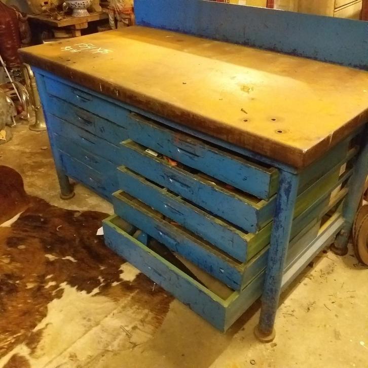 Werkbank 10 daagse, 10 stuks in de aanbieding, Antiek en Kunst, Curiosa en Brocante, Ophalen