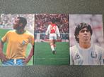 Schilderijtjes Maradonna, Pele, Cruijff, Ophalen of Verzenden, Zo goed als nieuw, Ajax, Poster, Plaatje of Sticker