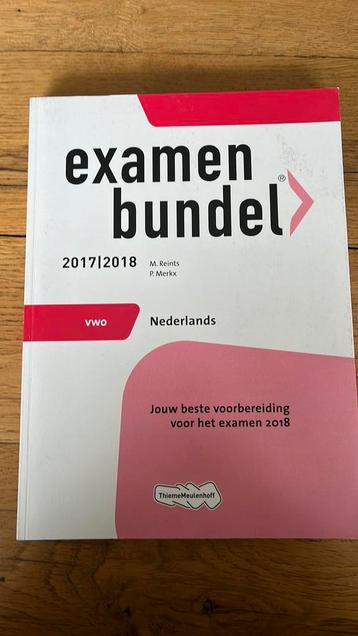 Examenbundel - VWO - Nederlands - 2017/2018 beschikbaar voor biedingen