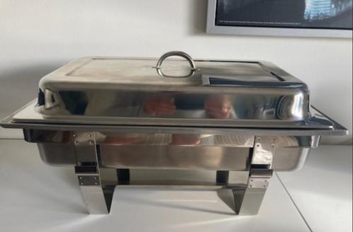 Chafing dish/ Warmhoud bak/ 3-delig, Huis en Inrichting, Keuken | Keukenbenodigdheden, Zo goed als nieuw, Ophalen