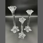 3x Nachtmann loodkristal kandelaars, Overige materialen, Overige kleuren, Ophalen of Verzenden, Zo goed als nieuw