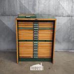 Plantin drukkerskast | Vintage zetkast met 20 lades + extra, 5 laden of meer, 100 tot 150 cm, Zo goed als nieuw, 50 tot 75 cm