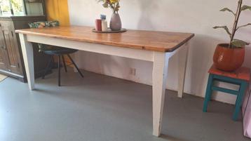 massief houten keukentafel 185 x 90 teab beschikbaar voor biedingen