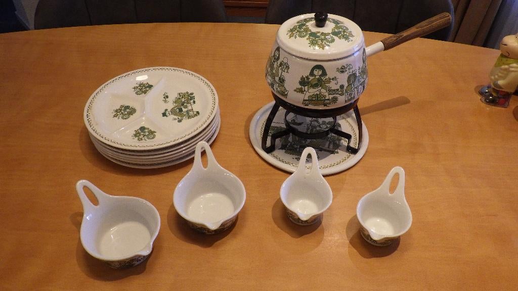 mooi fondue set Turi Noorwegen, Ophalen of Verzenden, Overige typen