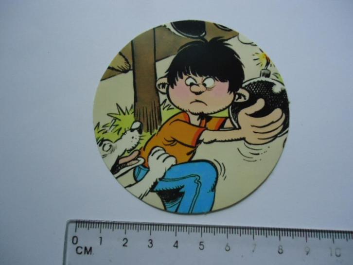 sticker oud Jvh Jan van Haasteren strip art kind retro, Verzamelen, Stickers, Zo goed als nieuw, Bedrijf of Vereniging, Verzenden