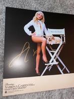 Sabrina Carpenter Signed Art Card Man’s Best Friend, Ophalen of Verzenden, Zo goed als nieuw, 12 inch