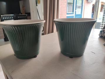 Twee bloempot Ikea groen beschikbaar voor biedingen
