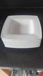 Witte soepborden merk InterMezzo, Huis en Inrichting, Ophalen, Zo goed als nieuw, Bord(en), Overige stijlen