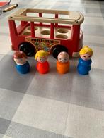 VINTAGE Fisher Price mini schoolbus+ 4 poppetjes, Verzamelen, Speelgoed, Ophalen of Verzenden, Zo goed als nieuw