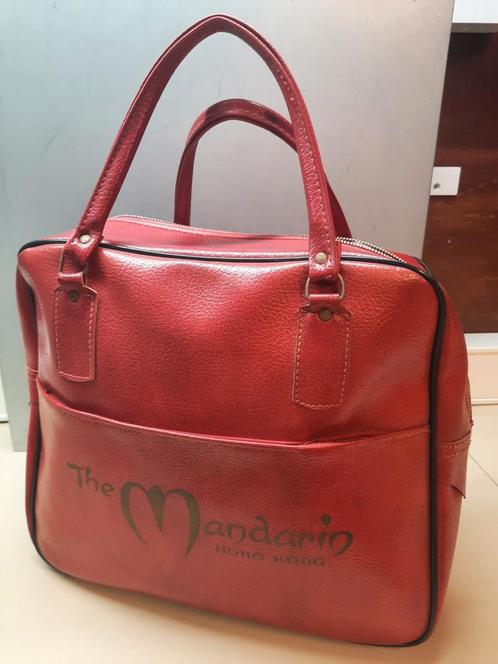 Vintage cabin luggage bowling bag Mandarin hotel Hong Kong, Sieraden, Tassen en Uiterlijk, Tassen | Reistassen en Weekendtassen