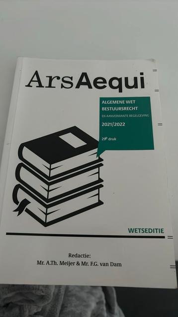 Algemene wet bestuursrecht 2021-2022 beschikbaar voor biedingen