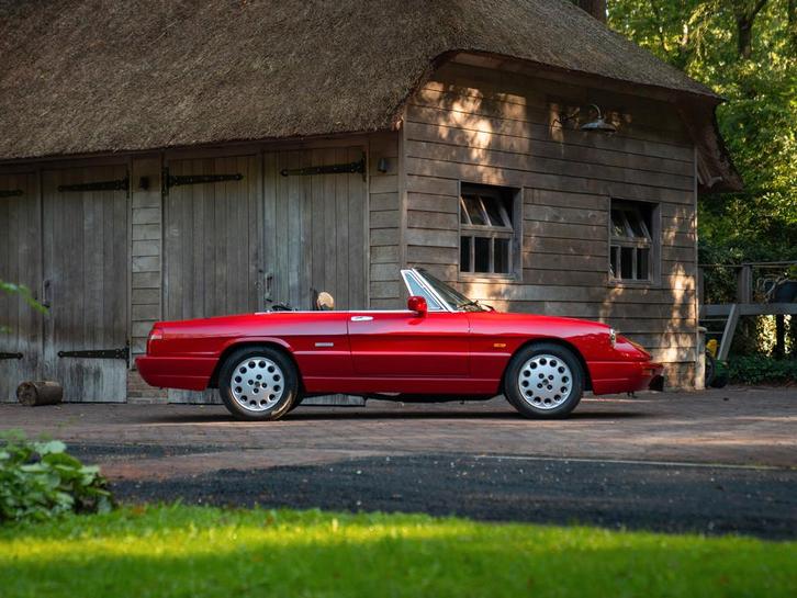 Alfa Romeo Spider 2.0 QV | NL-auto | 20 jaar in bezit, Auto's, Oldtimers, Bedrijf, Te koop, Open dak, Alfa Romeo, Benzine, Cabriolet