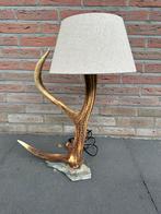 Geweilamp.schemerlamp.geweien.edelhert.damhert.tafellamp., Huis en Inrichting, Ophalen, Zo goed als nieuw, Minder dan 50 cm