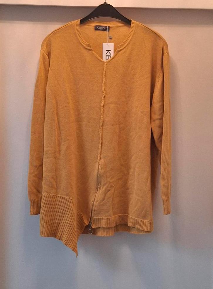 Kekoo Okergele Trui Maat 5/6 - Prachtige Staat!, Kleding | Dames, Grote Maten, Nieuw, Trui of Vest, Geel, Ophalen of Verzenden