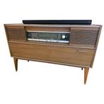 Vintage radio en pick up meubel, Audio, Tv en Foto, Ophalen, Gebruikt