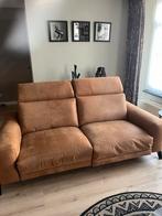 2,5 zitbank cognac kleur, Ophalen, Gebruikt